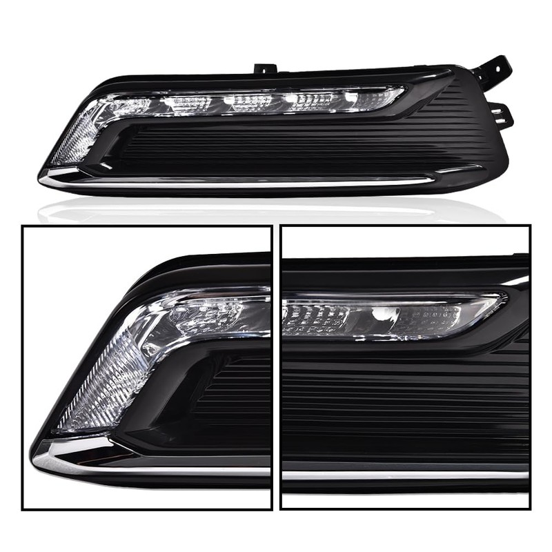 G-PLUS LED DRL Fog Lights Compatible With Chevy Impala LTZ