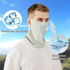 Vanolu Ice Silk UPF50+ Neck Gaiter, Summer Balaclava Face Mask