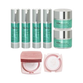 VT PDRN Riddle Shot 100 Ampoule 50ml x4 + Cream 50ml x2 (Jo Sung-ah Raybeam Cushion main product + refill gift) / 브이티 피디알엔 리들샷 100 앰플 50ml x4 + 크림 50ml x2 (조성아 레이빔 쿠션 본품+리필 증정)