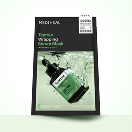 Mediheal Wrapping Serum Mask Tea Tree, 10 Sheets, 1 Pack