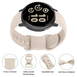 Tiorecime 12 Pack Bands Compatible with Garmin Vivoactive 6/Vivoactive 5/Vivoactive 3, Venu 2 Plus/Venu Sq/Venu, Forerunner 645/245 Music Watch Band, 20mm Soft Silicone Sport Strap for Women Men