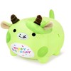 Yeqivo Birthday Cow Plush Pillow Stuffed Animal Toy, Green Birthday