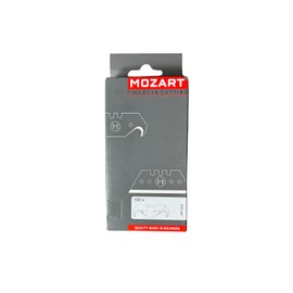 Mozart Universal Super Hook Utility Blade High-Carbon Ice Hardened Steel in Dispenser, Ideal for Roofing, Flooring, Carpet, Drywall, Foam and Other Similar Applications, Made in Germany (100 Pack)