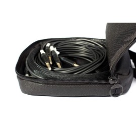 Basal Cable Bag For Organization & Protection of Musician's Instrument Leads, Patch Cables, Power Cables, USB, MIDI