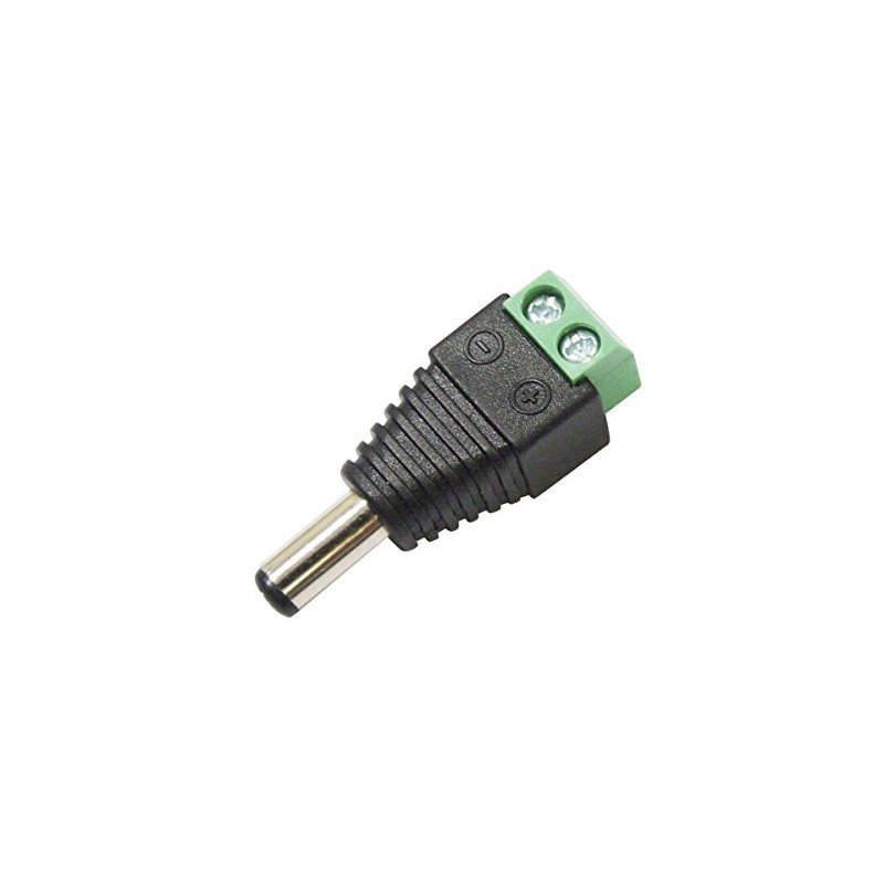 2.1 mm Centre Hole 10mm Shaft Screw terminal plug