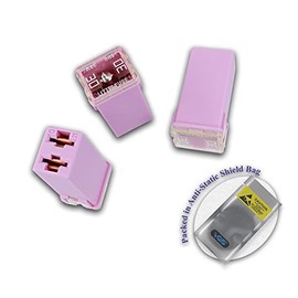 5pcs. JCAS30 30A 32V High Amp Fuse Littelfuse Square Auto Fuses Car Fuse 0495030 JCASE Cartridge Style Fuse, 30A, 32V, Pink