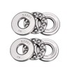 sourcing map 2 pieces miniature thrust ball bearings 51201 12