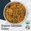 J Mac Botanicals, Organic Calendula Flower (4 ounce), whole dried