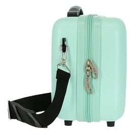 Roll Road Cambodia Adaptable Toiletry Bag with Green Shoulder Bag 29 x 21 x 15 cm Rigid ABS 9.14L