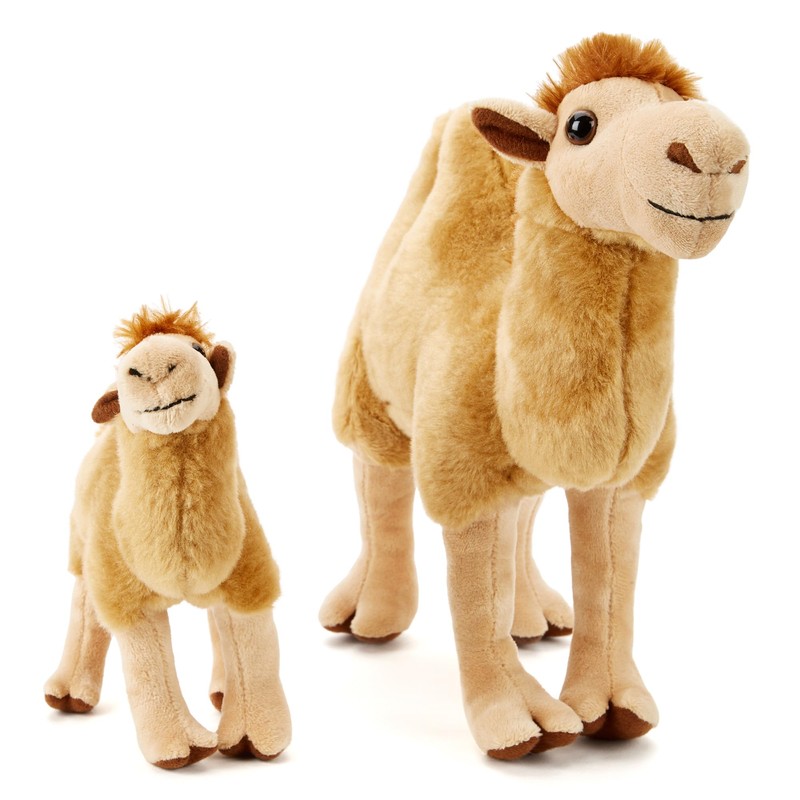Zappi Co 100% Recycled Bactrian Camel Plush Twin Set (Medium+Small)
