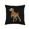 German Shorthair Pointer GSP MOM DAD Retro Throw Pillow