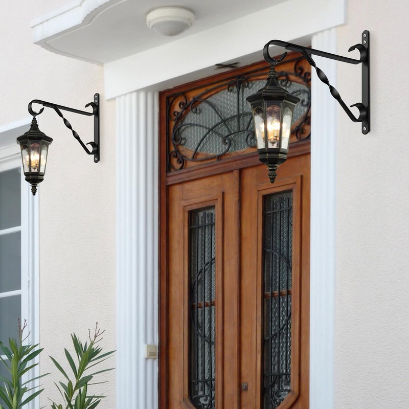 AMAGABELI GARDEN & HOME 2 Pack Hanging Plant Brackets Outdoor