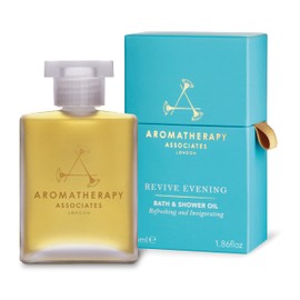 Aromatherapy Associates Revive Evening Bath and Shower Oil. Luxurious Bath Oil to Refresh and Invigorate. Made with Madagascan Ylang Ylang, Patchouli and Sandalwood Essential Oils (1.86 fl oz)