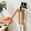 Hwtcjx Hook Rack for Kitchen Utensils, Pack of 2 360°