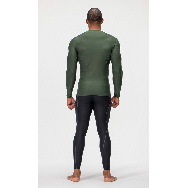 DEVOPS 3 Pack Men's UPF 50+ Long Sleeve Compression Shirts