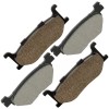 Caltric Front and Rear Brake Pads for Yamaha XVS1300 Stryker