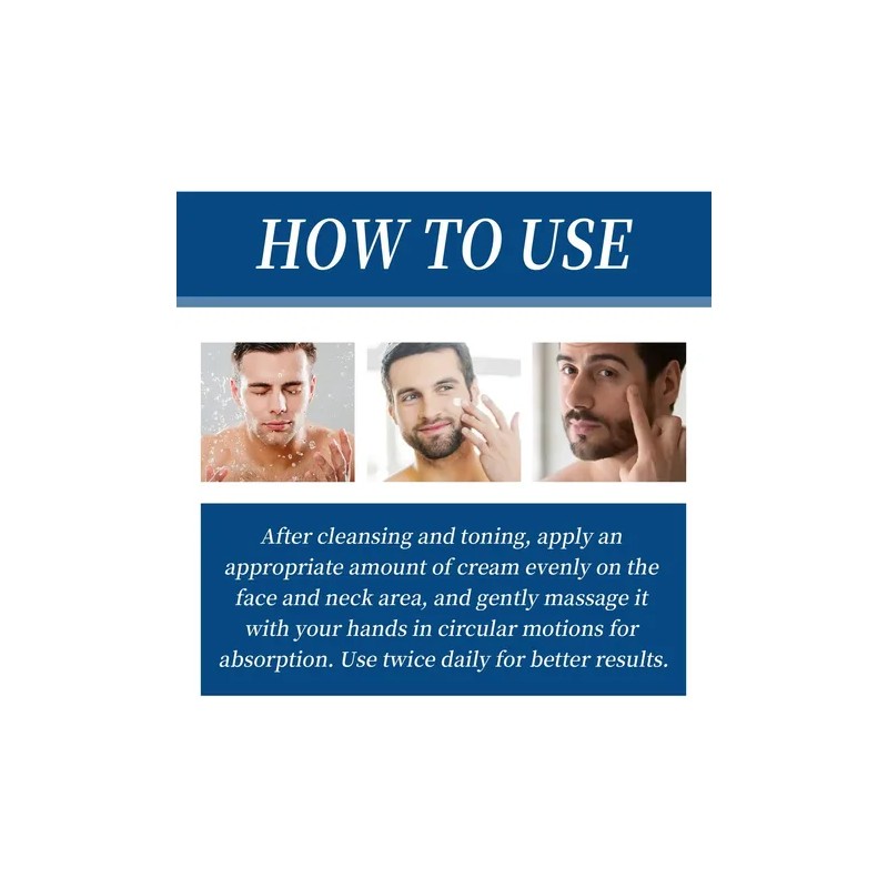 Em Crema Para Hombre De Colageno, Anti Arrugas, Antiedad