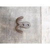 Vintage 50 Rustic Double Coat Hooks Cast Iron Wall Mount