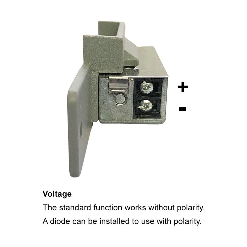 Visionis VIS-EL101-FSA 770lbs Stainless Steel Electric Door Strike Lock for