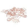 100Pcs Paper Clips Cute Look Note Clip Marking Document Organizing