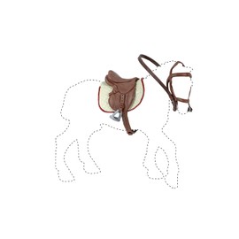 Saddle And Harness Set Papo 50091