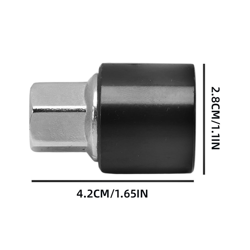 DEFIYEAR Anti Theft Locking Wheel Nut Key, V/198 Locking Wheel