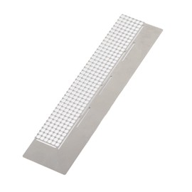 TOPINCN Diamond Painting Ruler - Modern, Silver, Stainless Steel, 11.5cm x 3cm, 216 Holes, Drilled