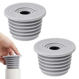2 Pack Washer Drain Hose Seal, Silicone Seal Plug Drain Washing Machine Drains Pipe Seals Plug Anti-Odor Sewer Cover for Laundry Room Bathroom Kitchen Dishwasher Pipe Hole