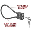 BOOMSTICK Cable Gun Lock 15 in Cable Length, Trigger Pistol