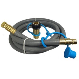 M.B. Sturgis Inc. 1/2" ID Gas Grill Quick Disconnect Gas Connector Kit (25 Feet)