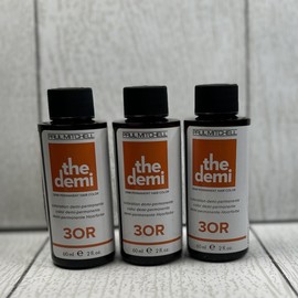Paul Mitchell 3- Paul Mitchell THE DEMI Professional Demi-Permanent Liquid Hair Color ~ 3OR