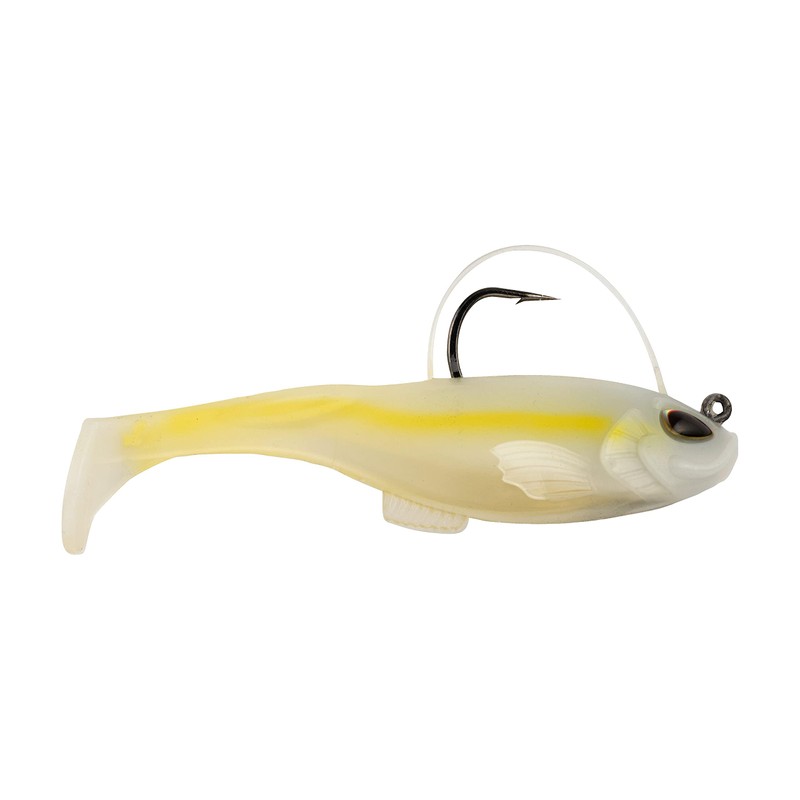 Berkley Powerbait Agent E Fishing Soft Bait, HD Chartreuse Shad,