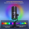 MAONO Micrófono USB para juegos para PC, micrófono condensador programable