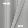 BONZER Wide Waterproof Outdoor Curtains for Patio Heavy Privacy Sunlight