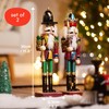 THE TWIDDLERS 2 Pack 12 Inch Wooden Nutcracker Christmas Decor