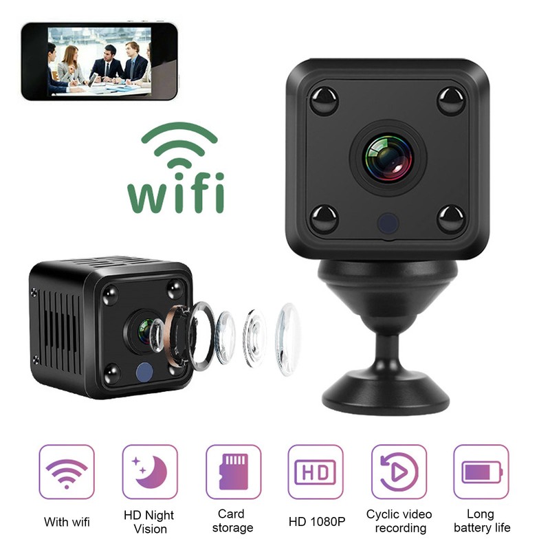 1080P WiFi Mini HD Camera Remote Security Small Camera Magnetic
