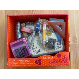 Our Generation NIB Our Generation Math Whiz Set for 18" dolls New doll accessories