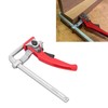 Ratcheting Table Clamp, Quick Ratchet Track Saw Guide Rail Clamp,