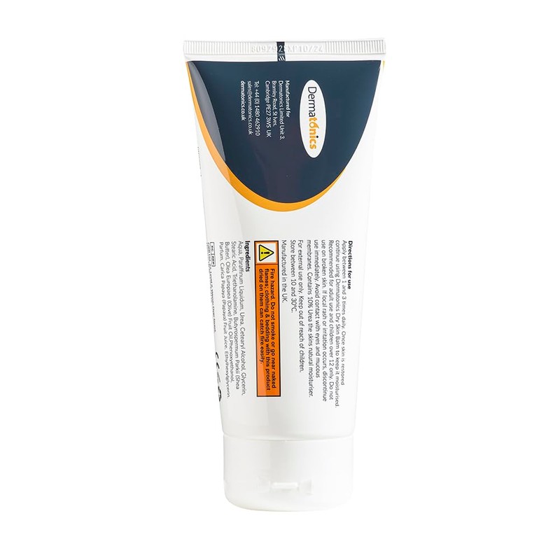Dermatonics Dry Skin Balm - Vegan-Friendly Formula with Urea, Olive
