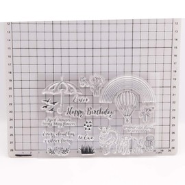 Arrietty Sellos transparentes para hacer tarjetas, decoración y manualidades, herramientas de álbumes de recortes, sellos de goma