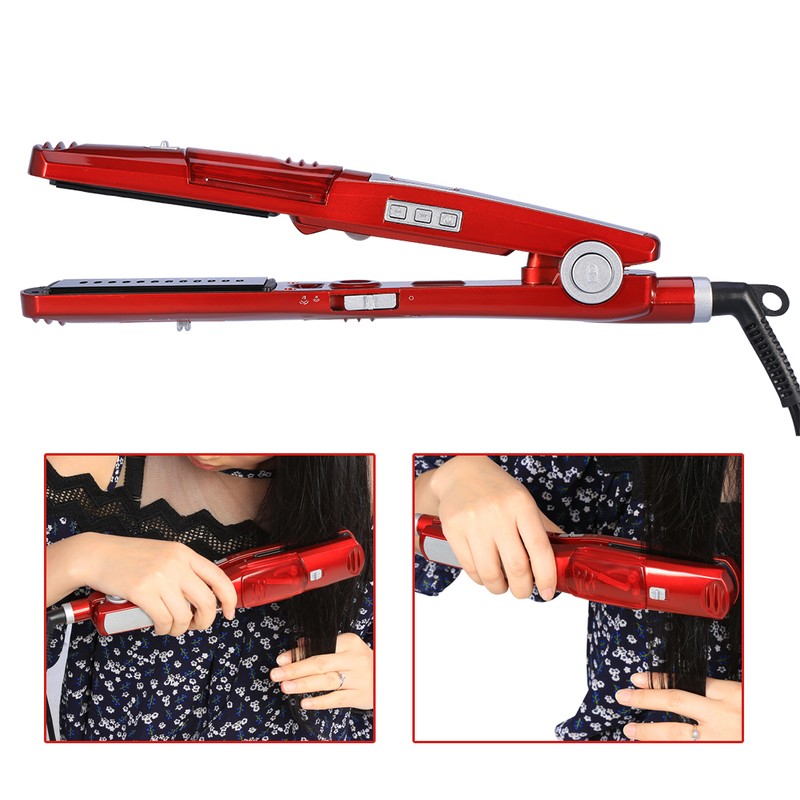 Kemei LED Temperature Display Hair Straightener Hair Straightening Flat Iron