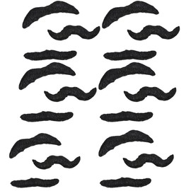 Rhode Island Novelty Adhesive Mustache Set pack of 24