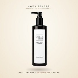 Aquasense Hotel Amenity Conditioner Bergamot Jasmine Sandalwood Hair Shine Paraben-Free 500ml, 1 Piece / 아쿠아센스 호텔 어메니티 컨디셔너 베르가못 자스민 샌달우드 모발윤기 무파라벤 500ml, 1개