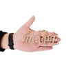 Rohans Womens Gold Plated Alloy Car Key Ring with Crystal