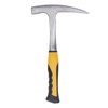 Brick Hammer Rubber Handle Impact Resistant Geological Pointed Head Duckbill