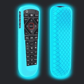 Cover for Dish Network Remote, Case for Dish TV Remote Control 52.0/54.0 Replacement, Silicone Skin Sleeve Glow in The Dark Sky Blue