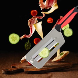 bingxqiso Cabbage Slicer Onion Slicer Knife Double Slice Blade Vegetable Slicer Slicing Kitchen Knife Fish Scale Cleaner Knive