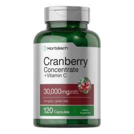 Cranberry Vitamina C Suplemento Dietetico 120 Capsulas Sabor Sin Sabor