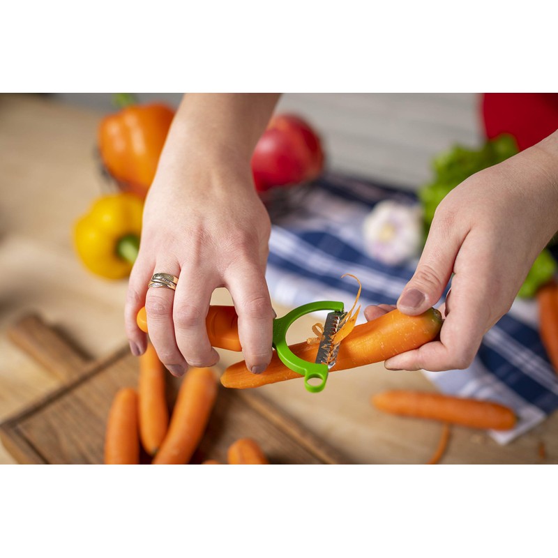 Kuhn Rikon 20403 3-Piece Veggie Peeler Set, Potato / Carrot