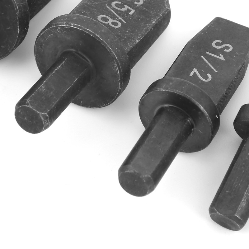 6Pcs Tube Expander Drill Bit Set Manual Pipe Swaging Flaring